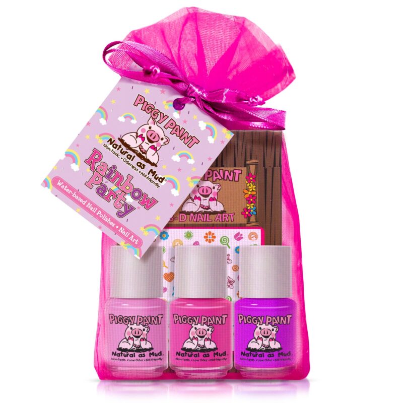 Piggy Paint Rainbow Party Polish Set