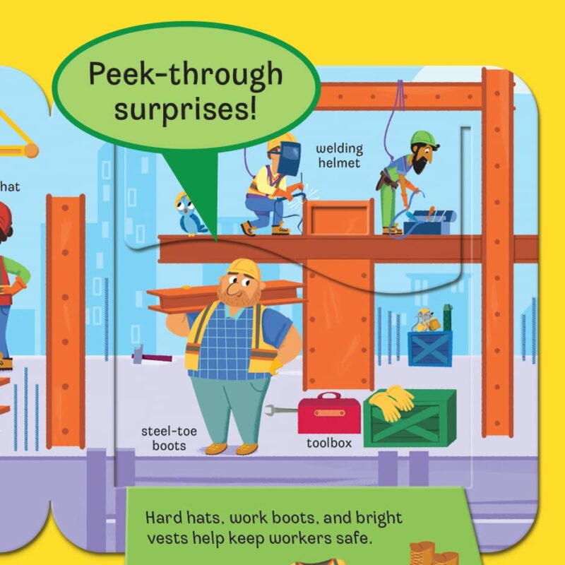 Dig! Peek-a-Flap Board Book made by