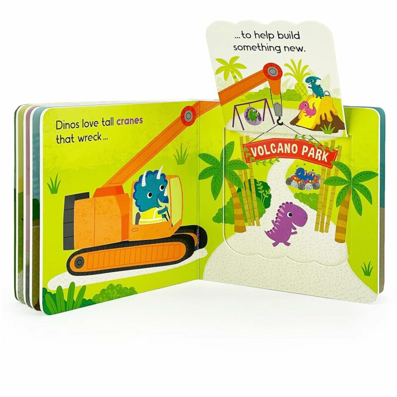 Dinos Love Diggers Board Book made by