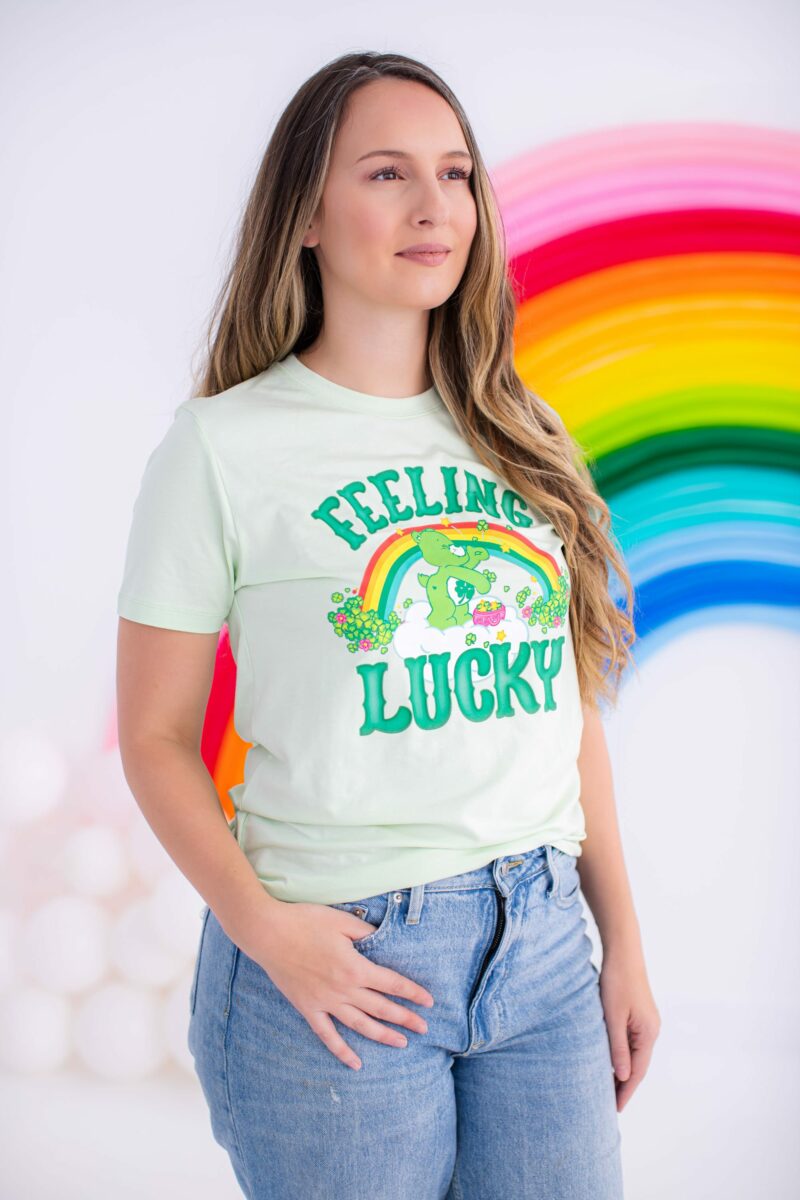 Birdie Bean Care Bears Feeling Lucky T-Shirt Adult