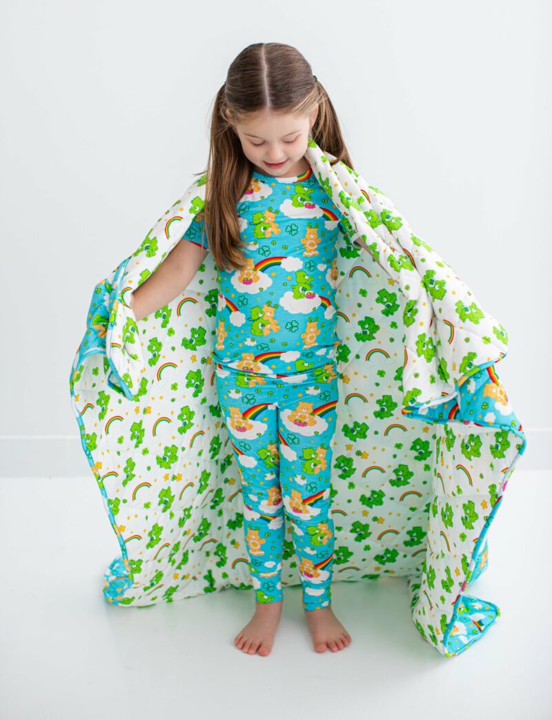 Care Bears St. Patrick's Day Toddler Birdie Quilt from Birdie Bean