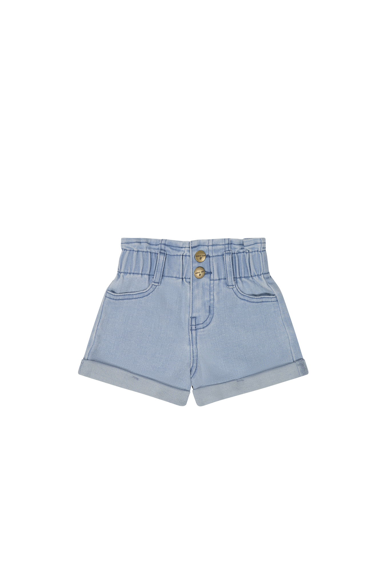 Jamie Kay Grace Short in Washed Denim