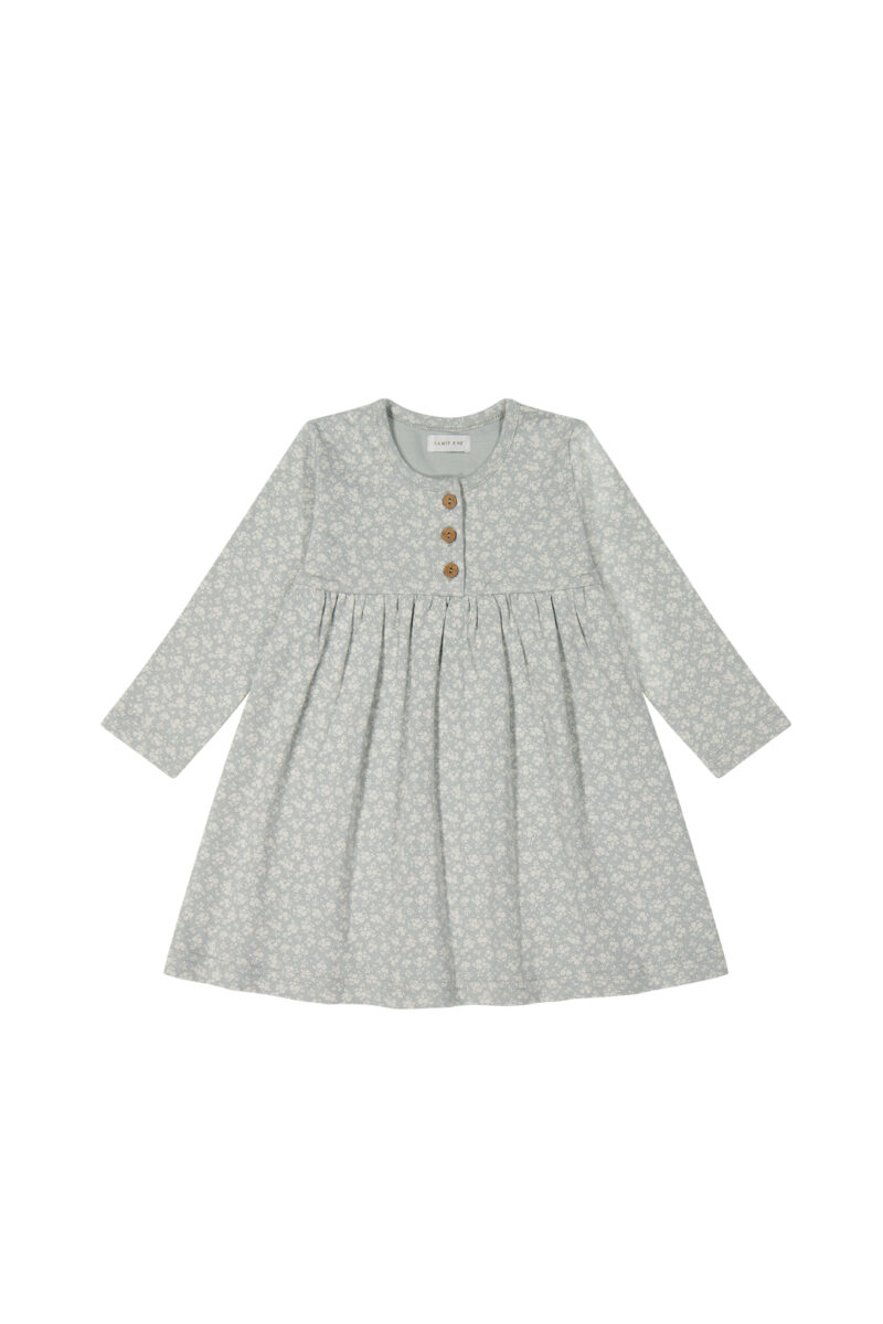 Jamie Kay Organic Cotton Bridget Dress in Rosalie Fields Bluefox