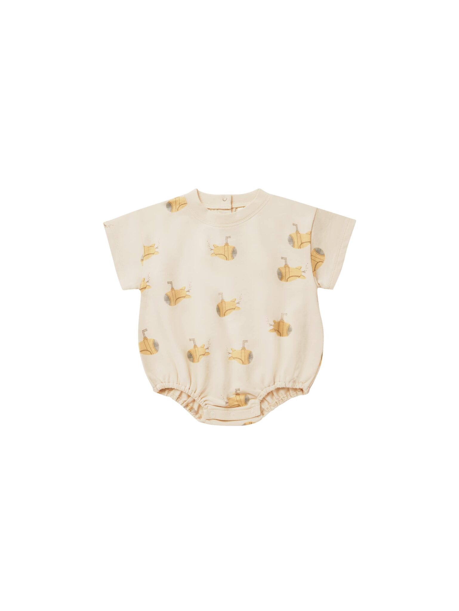 Rylee + Cru Crochet Ruffle Romper - Melon main image 0