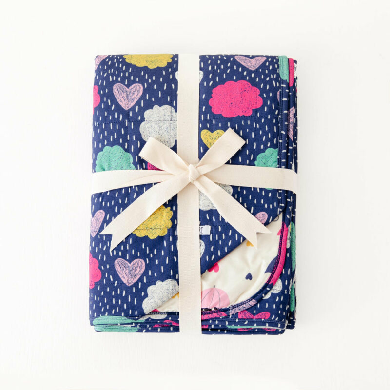 Smitten Kittens Quilted Children's Bamboo Blanket made by Dreamiere