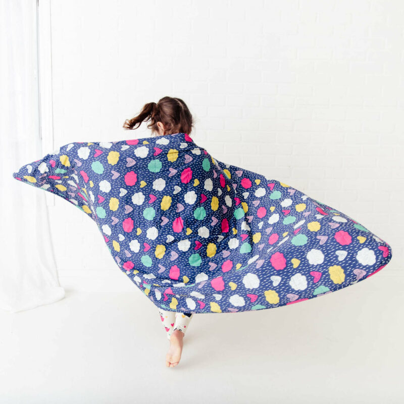 Smitten Kittens Quilted Children's Bamboo Blanket from Dreamiere