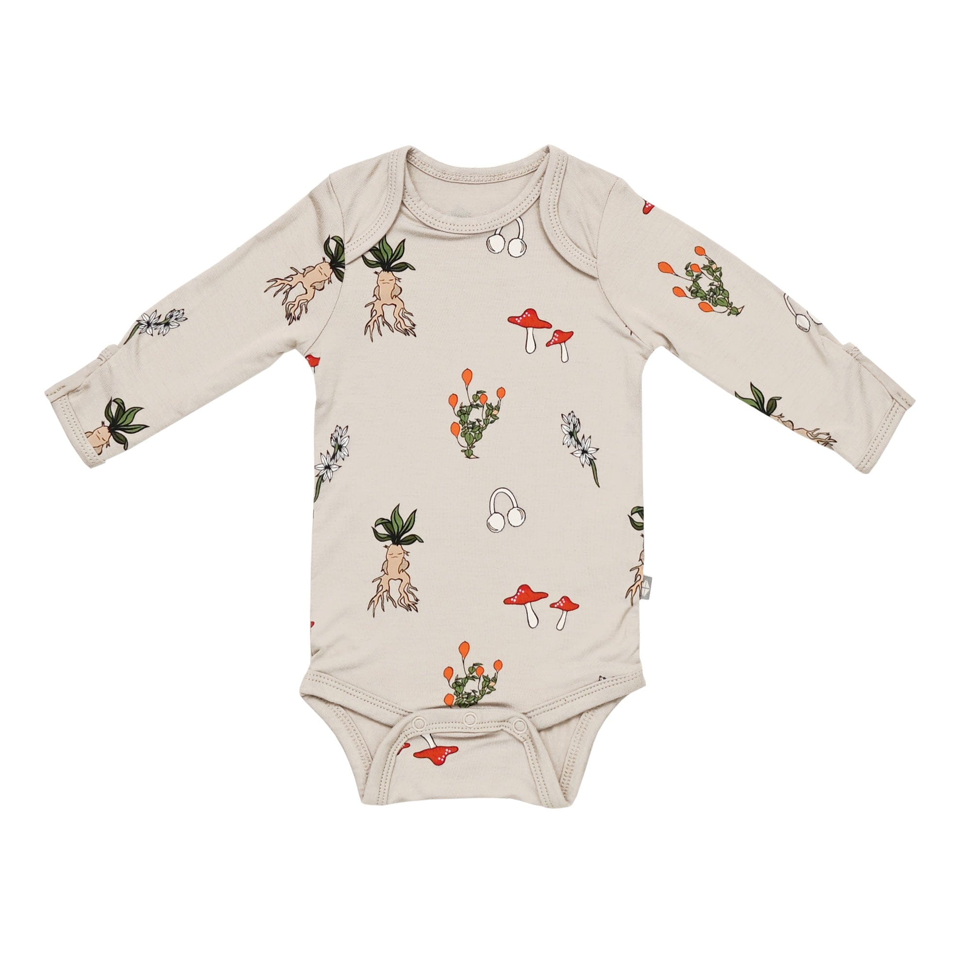 Kyte BABY Long Sleeve Bodysuit in Herbology 