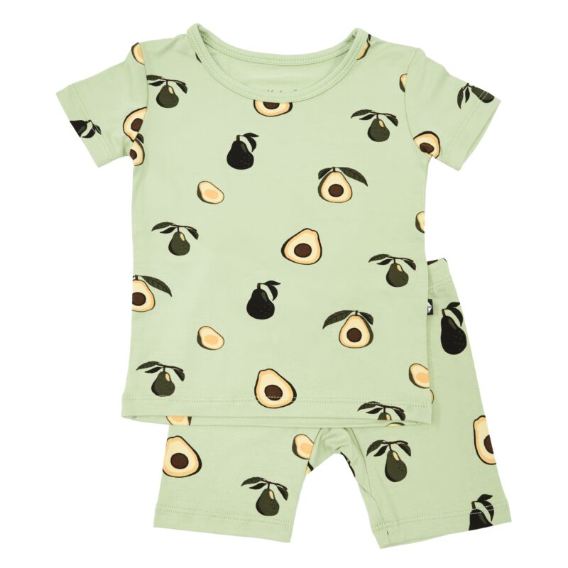 Kyte BABY Short Sleeve Pajamas in Avocado 