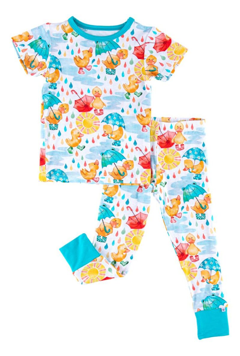 Puddles Bamboo Viscose 2-Piece Pajamas available at Blossom