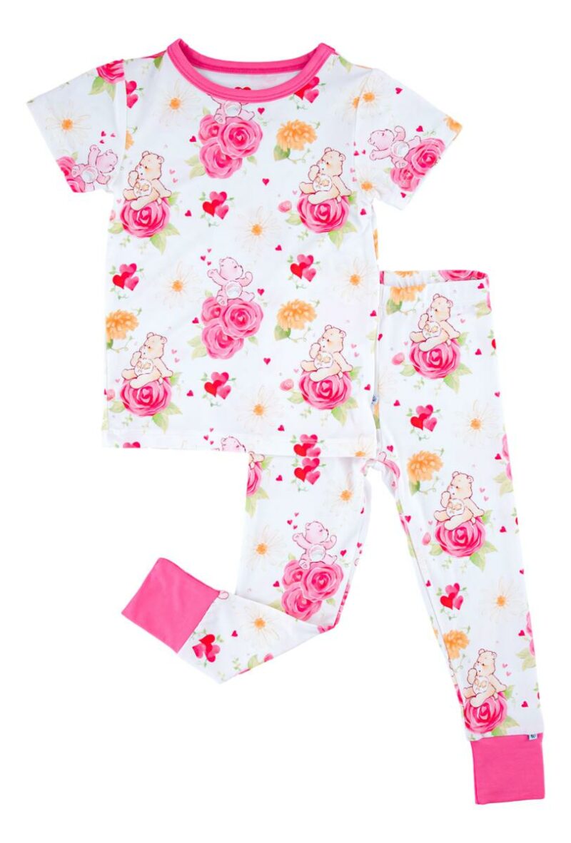 Care Bears Baby Blooms Bamboo Viscose 2-Piece Pajamas from Birdie Bean