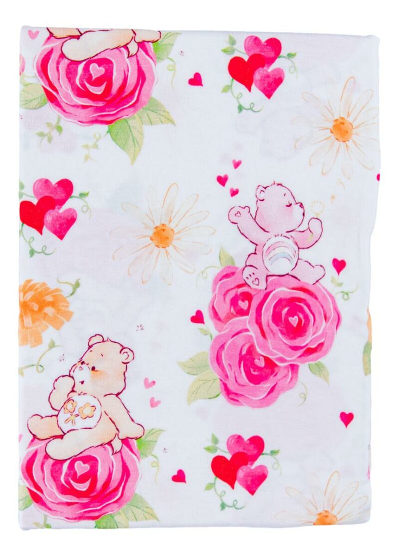 Care Bears Baby Blooms Bamboo Viscose Swaddle Blanket made by Birdie Bean