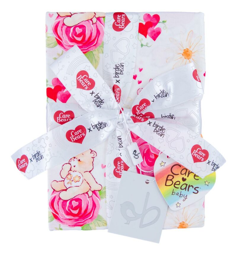 Care Bears Baby Blooms Bamboo Viscose Swaddle Blanket from Birdie Bean