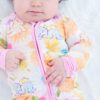 Care Bears Baby Spring Flowers Bamboo Viscose Convertible Romper