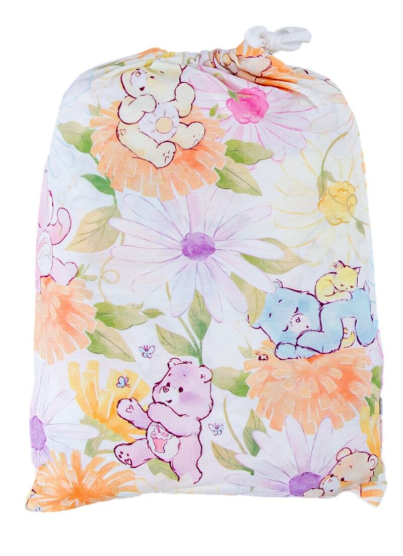 Care Bears Baby Spring Flowers Bamboo Viscose Crib Sheet from Birdie Bean