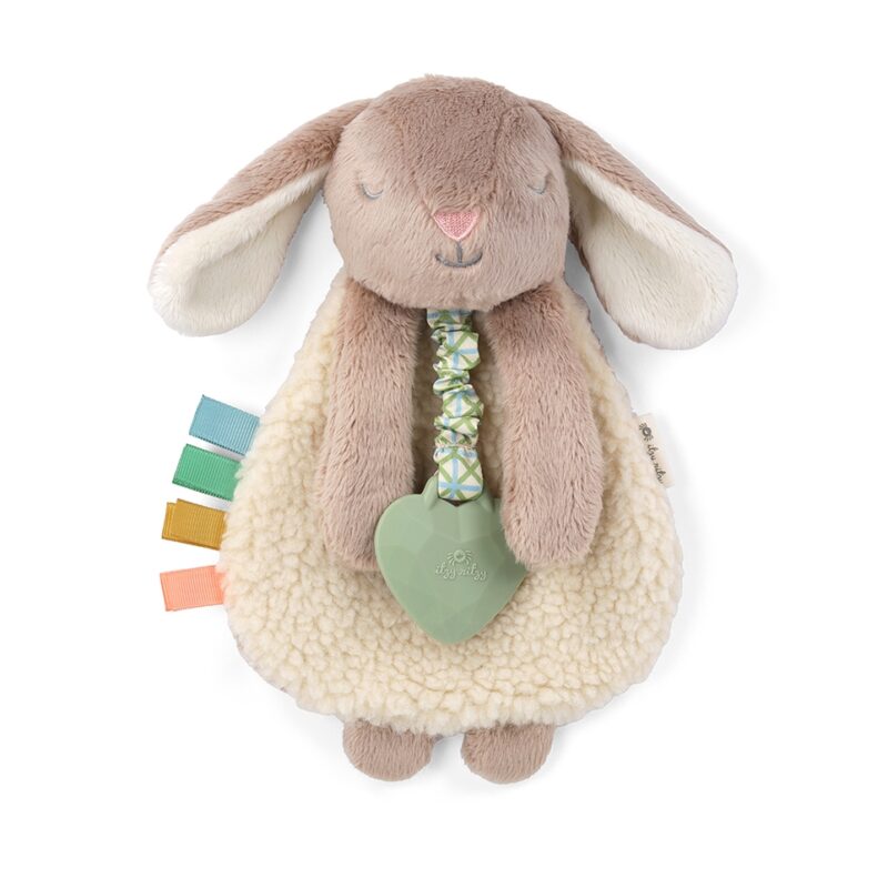 Itzy Ritzy Taupe Bunny Itzy Friends Lovey Plush