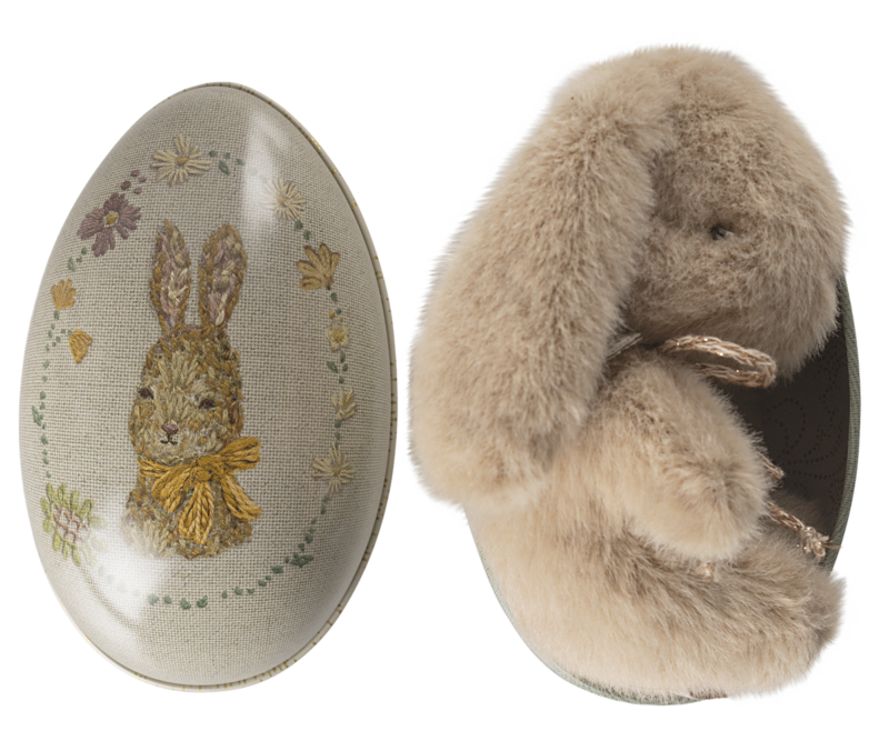 Mini Cream Peach Bunny Plush from Maileg