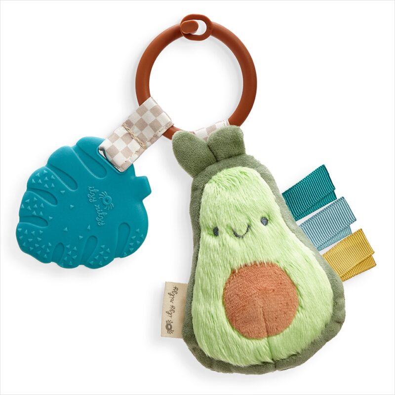 Itzy Ritzy Itzy Pal Avocado Plush + Teether