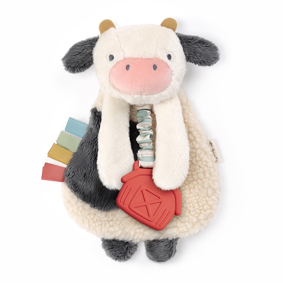 Itzy Ritzy Cow Itzy Friends Lovey Plush