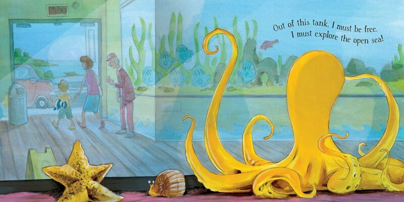 Inky the Octopus Hardcover Book made by Sourcebooks