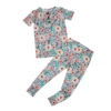 Calla Bamboo Viscose Ruffle Two Piece Pajama Set