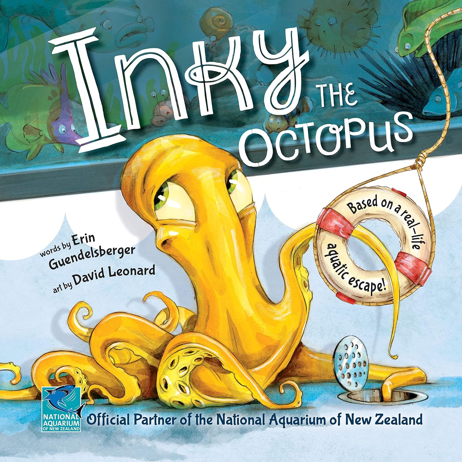 Sourcebooks Inky the Octopus Hardcover Book