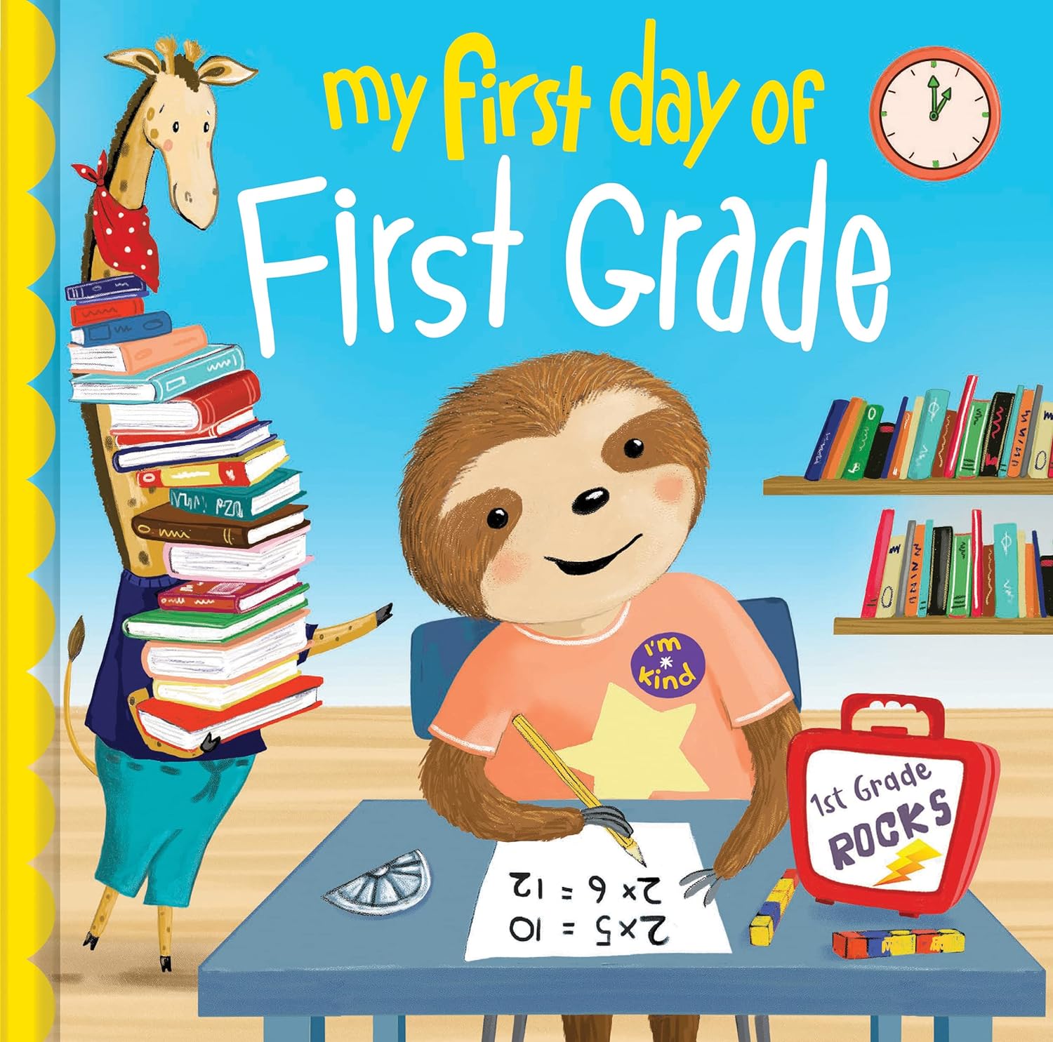 Sourcebooks My First Day of First Grade Hardcover Book