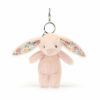 Jellycat Blossom Blush Bunny Bag Charm Jellycat Blossom Blush Bunny Bag Charm