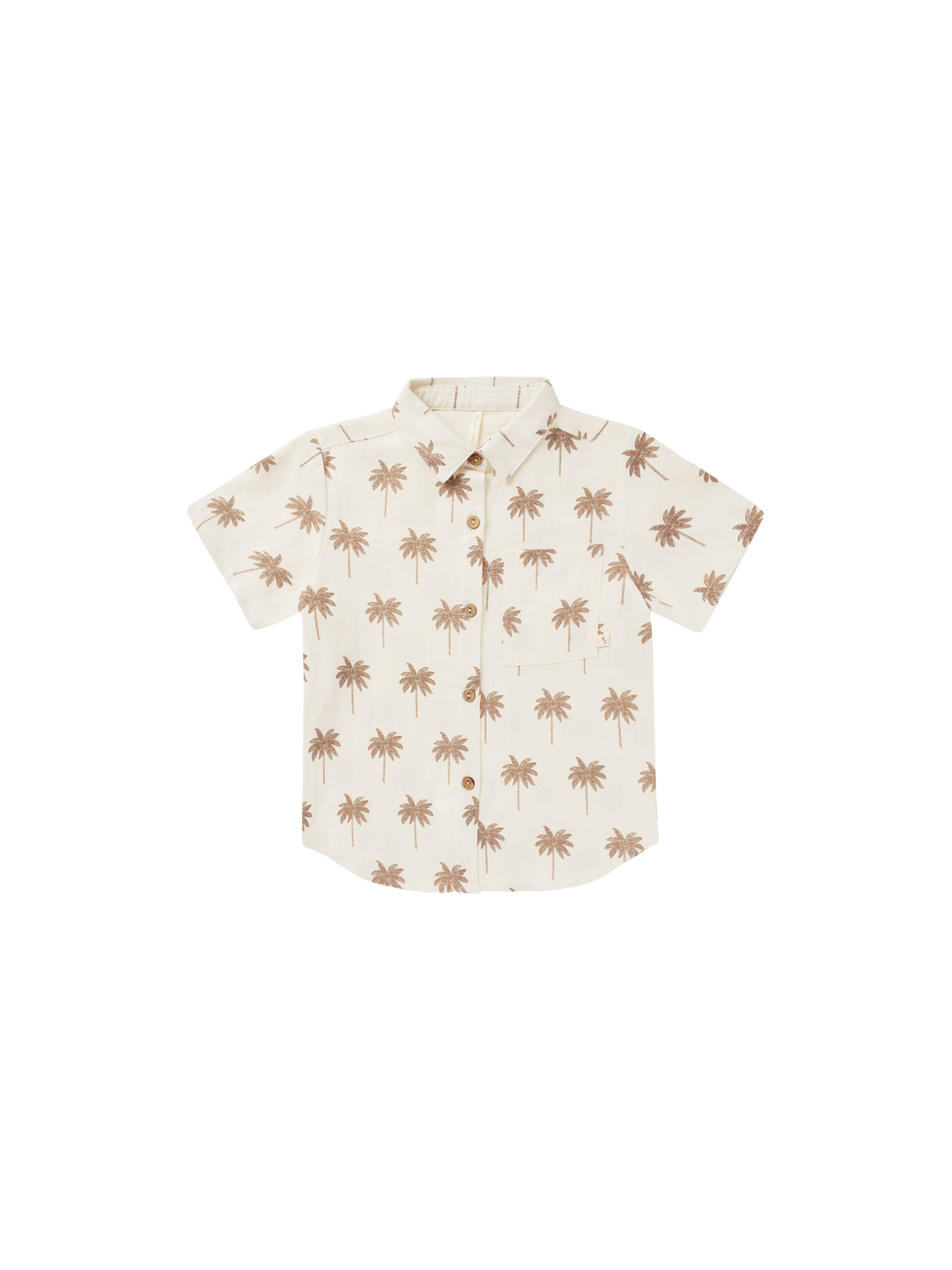 Rylee + Cru Collared Short Sleeve Shirt in Paradise