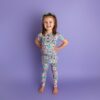 Gigi and Max Calla Bamboo Viscose Ruffle Two Piece Pajama Set