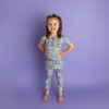 Gigi and Max Calla Bamboo Viscose Ruffle Two Piece Pajama Set