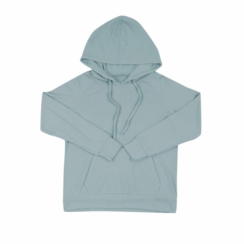 Women's Ribbed Hoodie in Glacier from Kyte BABY
