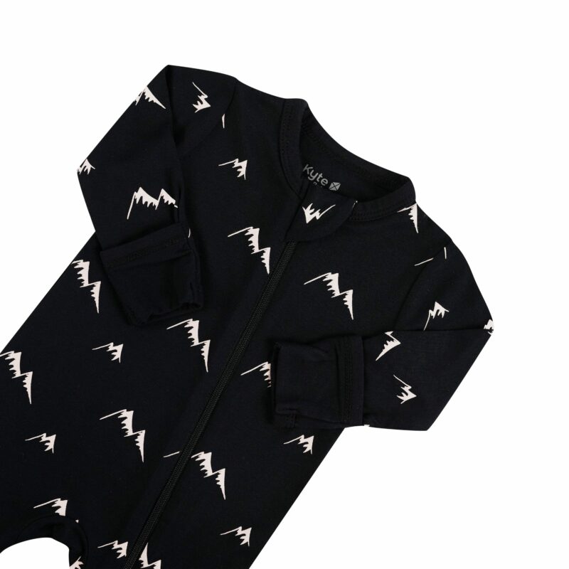 Zippered Footie in Mountain from Kyte BABY Zippered Footie in Mountain from Kyte BABY