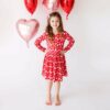 Lola & Taylor Lots of Love Ava Dress