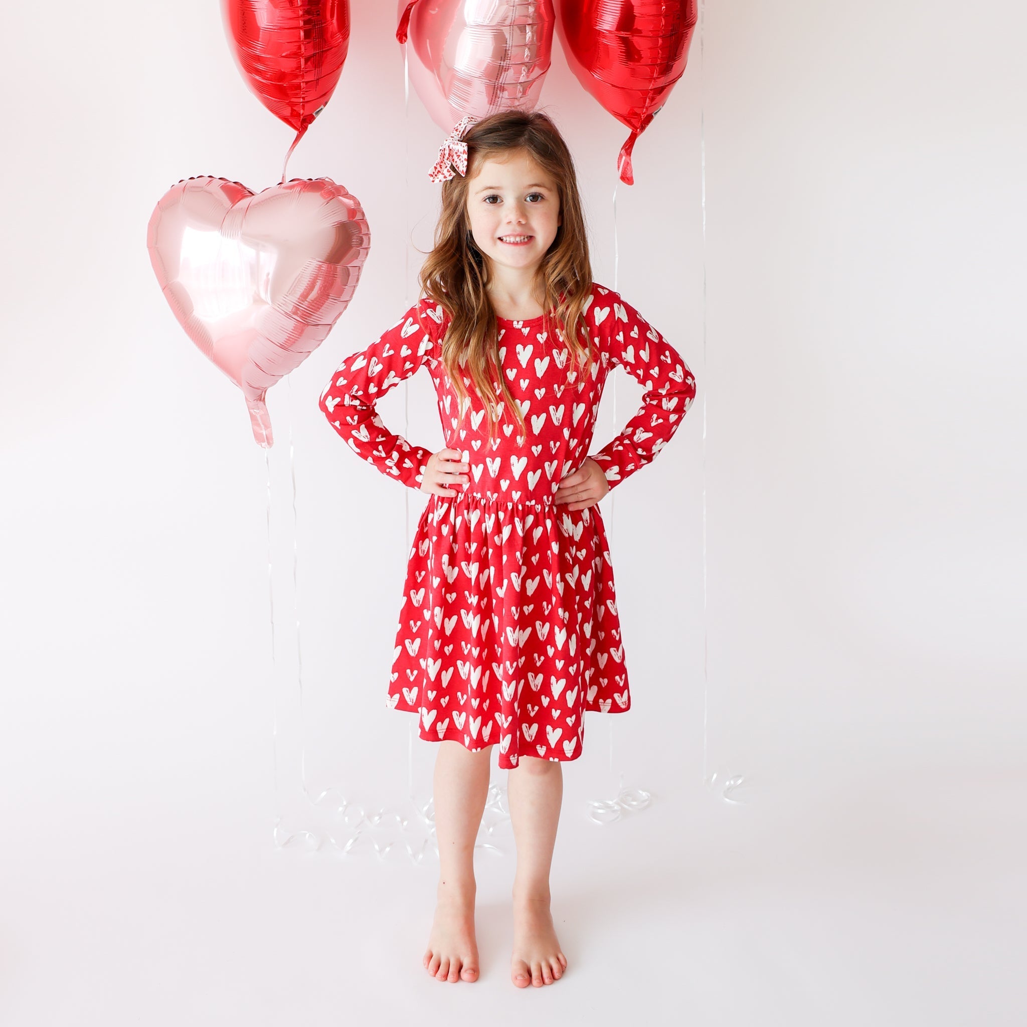 Lola & Taylor Lots of Love Ava Dress