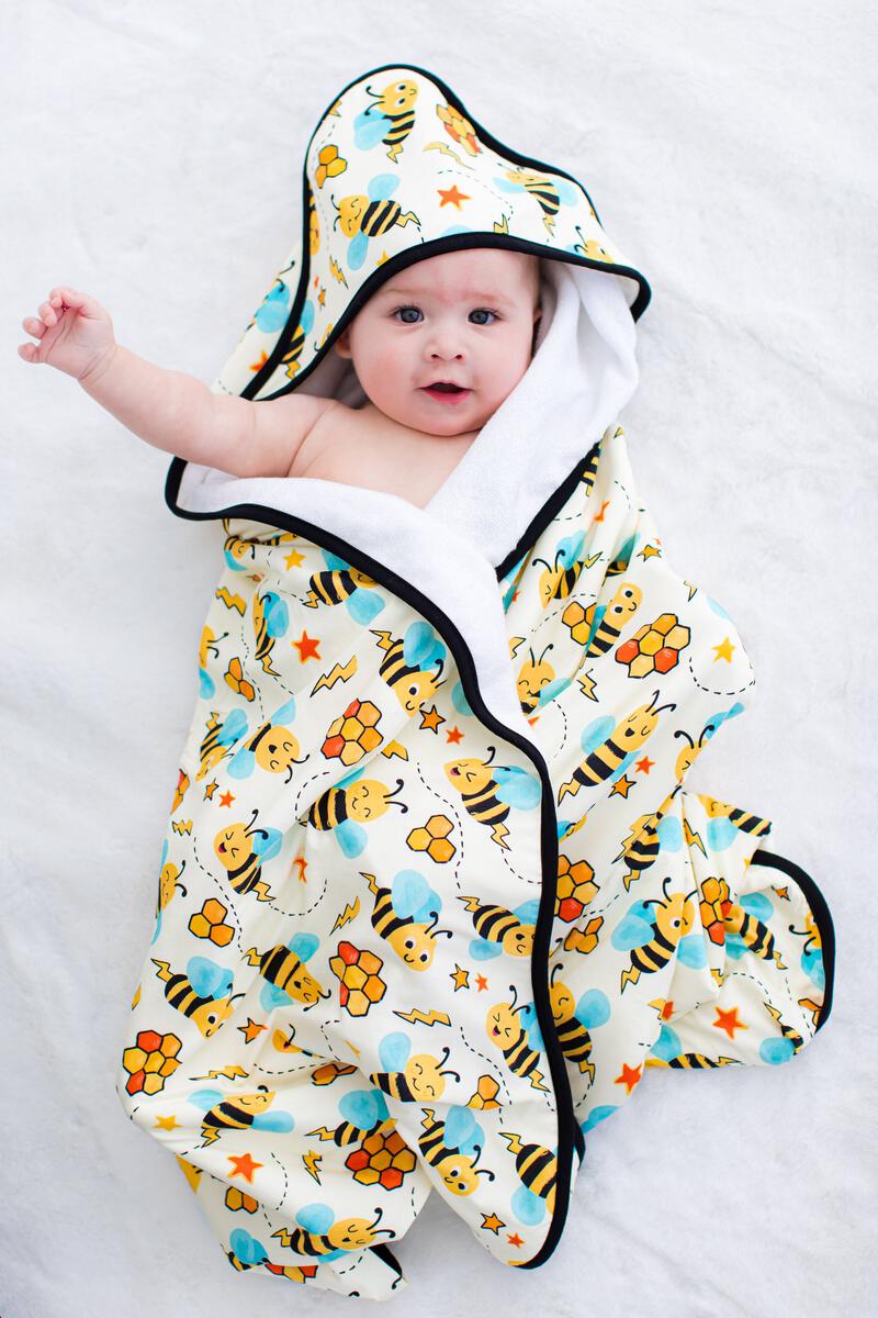 Birdie Bean Oakley Toddler Hooded Bath Towel