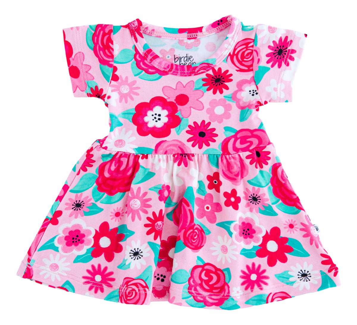 Birdie Bean Rosie Bamboo Viscose Doll Dress 18 Inch