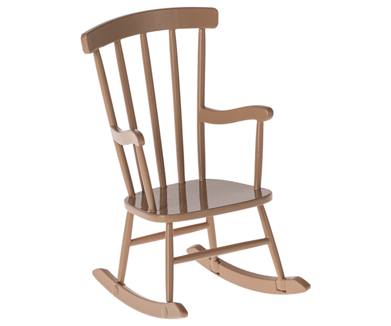 Maileg Rocking Chair for Mouse in Dark powder