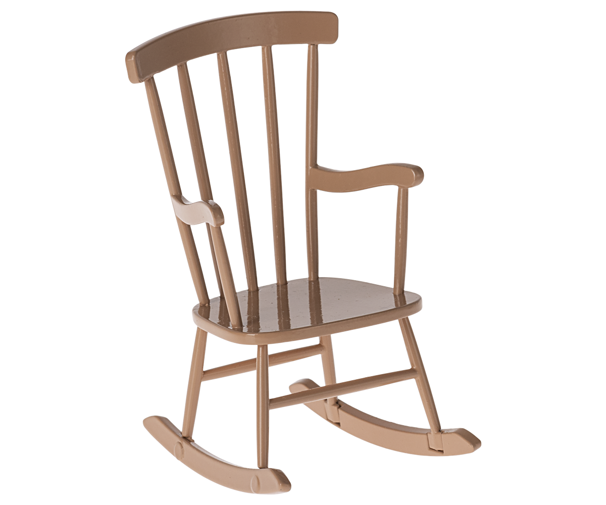 Maileg Rocking Chair for Mouse in Dark powder
