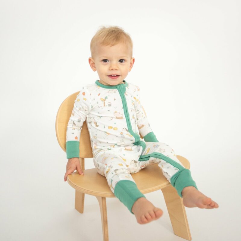 Farm Babies Bamboo Viscose Romper from Angel Dear