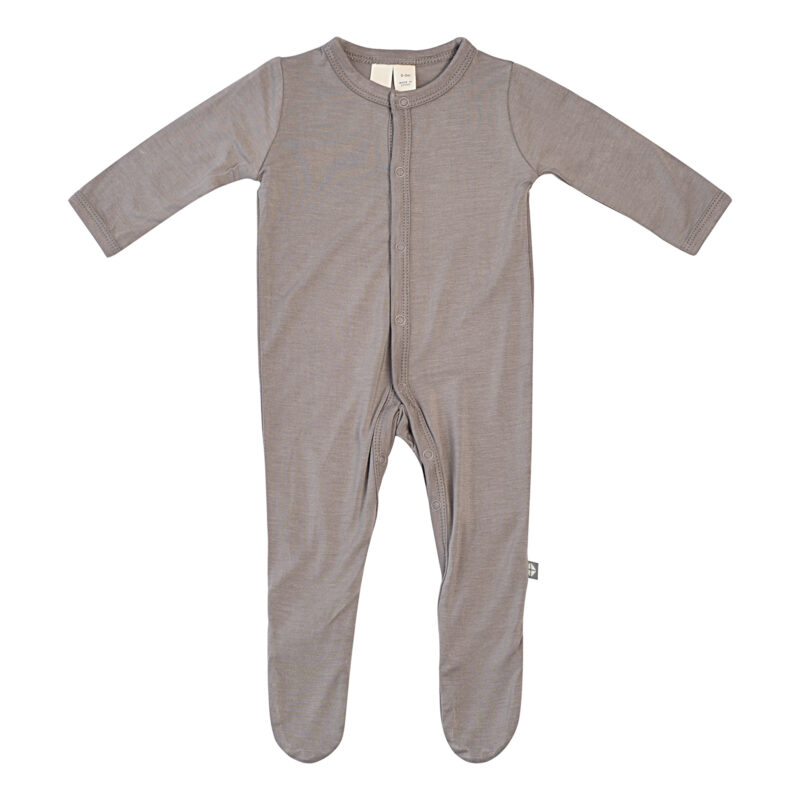 Kyte BABY Snap Footie in Clay