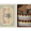Sleepy Wakey Baby Mouse in Matchbox in Blue from Maileg