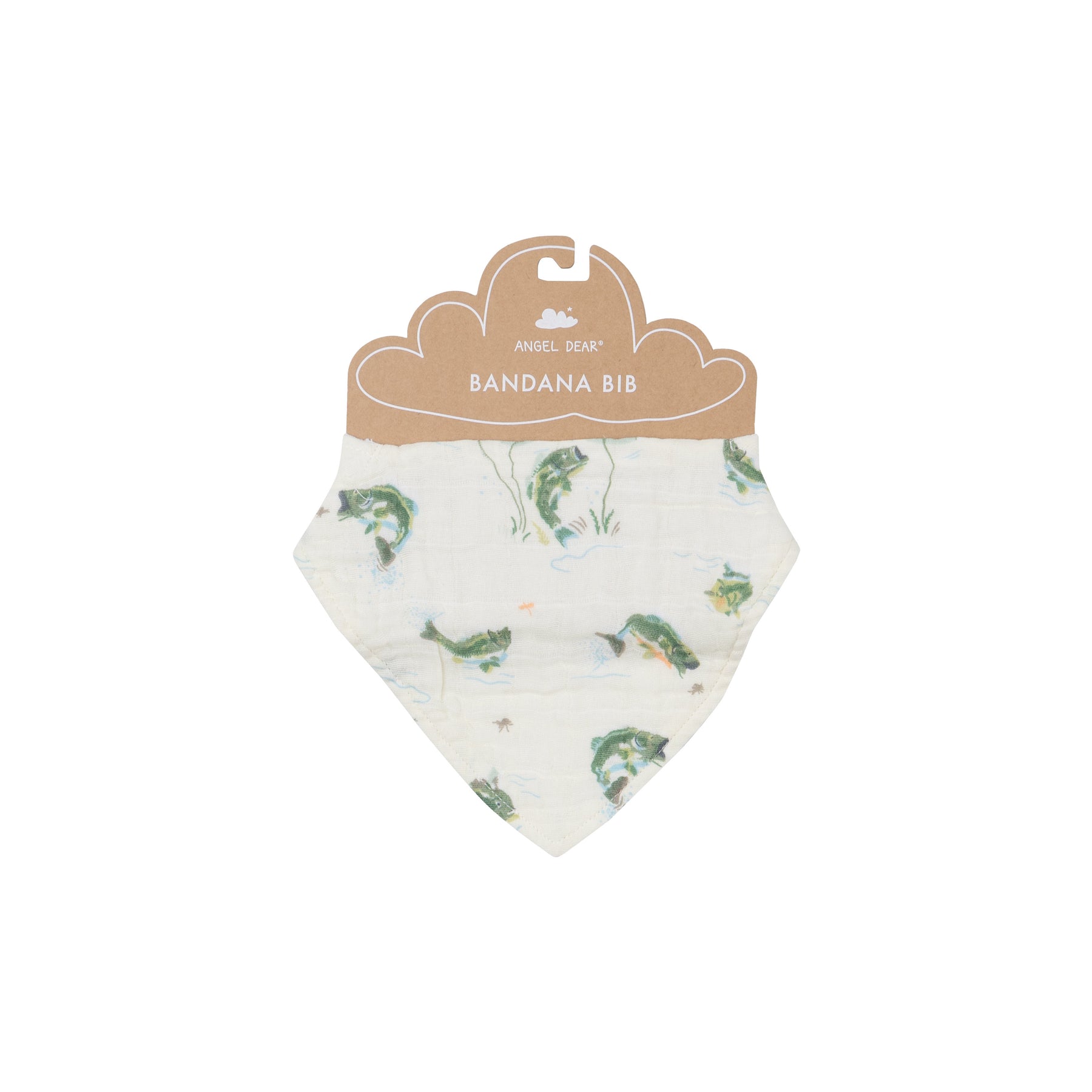 Angel Dear Bass Muslin Bandana Bib