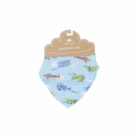 Angel Dear Vintage Planes Muslin Bandana Bib