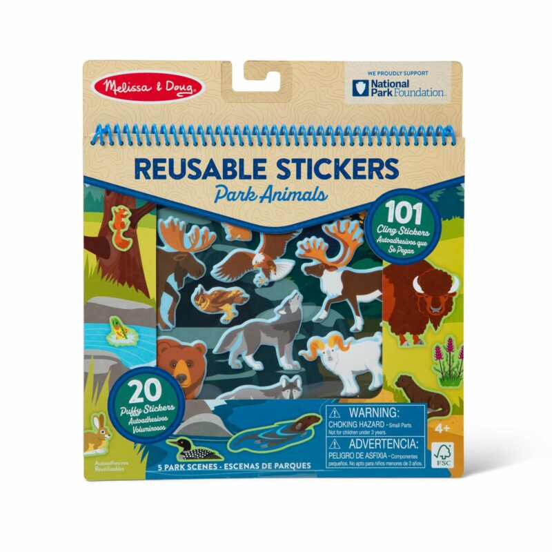 National Parks Park Animals Reusable Stickers from Melissa & Doug