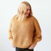 Womens Organic Cotton Chunky Knit Sweater Acorn from goumi