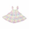 Gingham Daisy Muslin Twirly Dress from Angel Dear