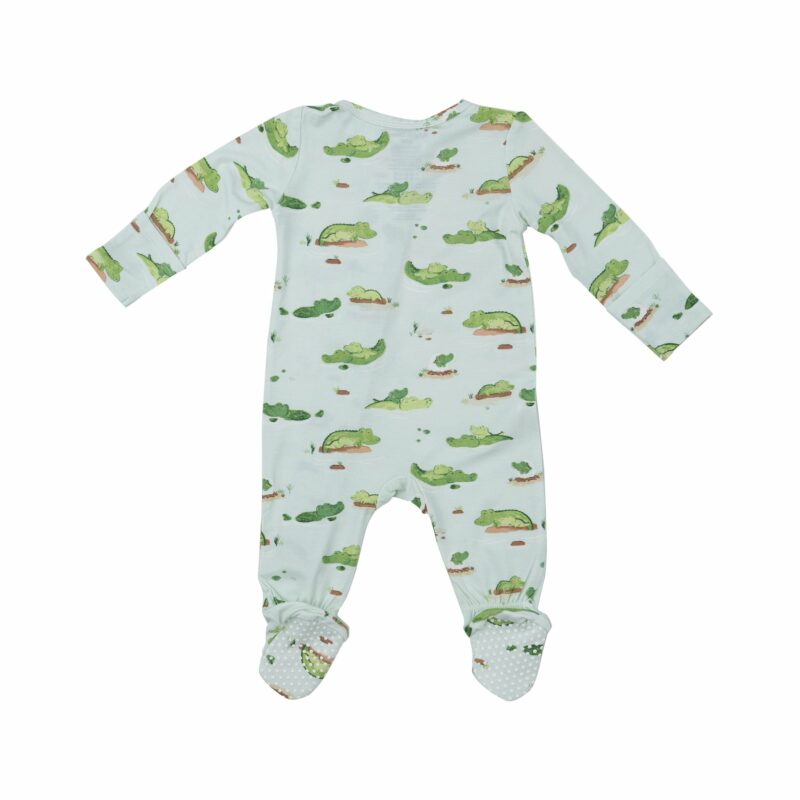 Alligators Bamboo Viscose Footie