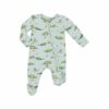 Angel Dear Alligators Bamboo Viscose Footie