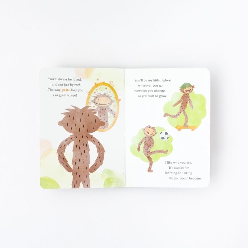 Bigfoot You Are Lovable Board Book from Slumberkins