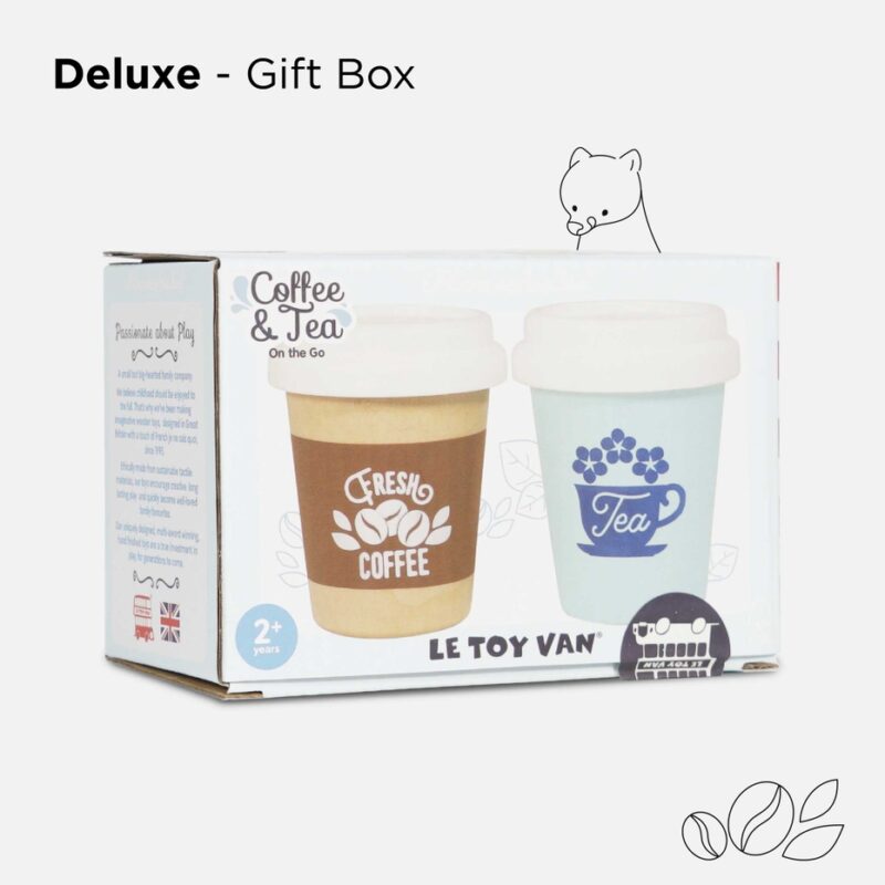 Tea and Coffee Eco Cups made by Le Toy Van